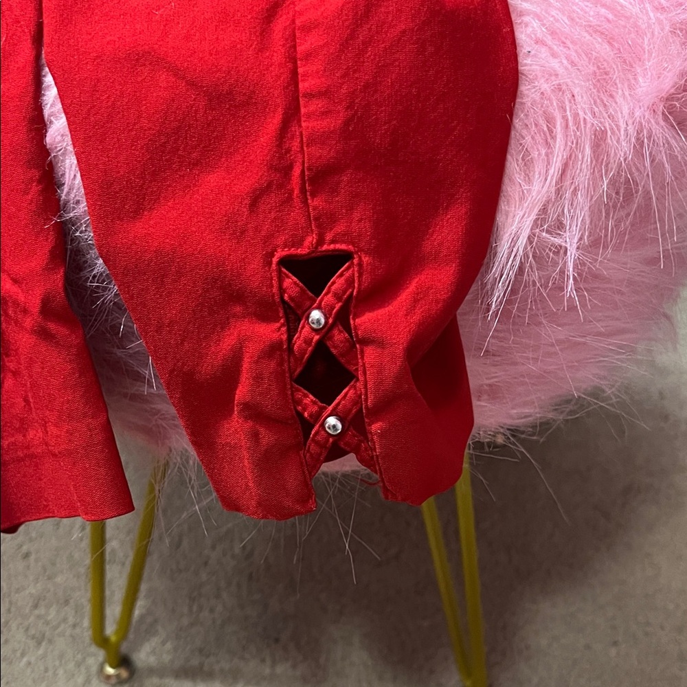 Counterparts Red Capris size 12 - Picture 5 of 5